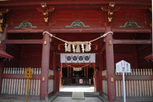 Main gate at Rokusho