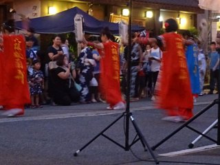Various groups provide dancing and entertainment.