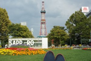Odori Park, TV Tower, and Sapporo!