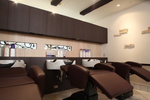 The salon prides itself on its comfortable surroundings