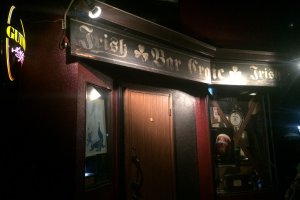 The exterior of Irish Bar Craic.