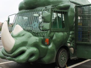 This unique jungle bus will take you around the park to see the wildlife. 