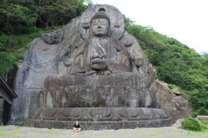 One of the largest Buddha statues in Japan
