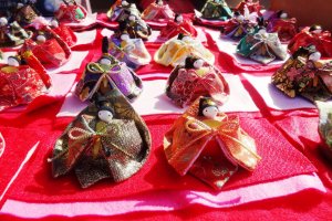 Hand-stitched hina dolls for sale