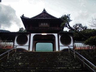 The entrance gate to the main halls of the monastery
