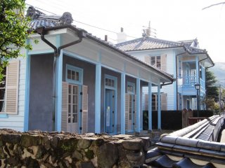 There are still seven Western-style houses on Hollander Slope in Nagasaki