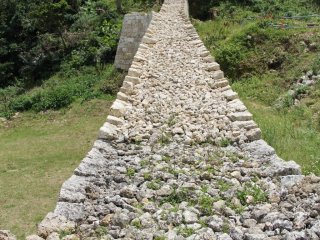 This partially restored wall of the 4th Enclosure leads to what was once the East Enclosure