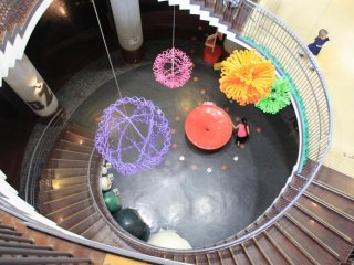 Wonder Museum has three levels that can be accessed via a large spiral staircase