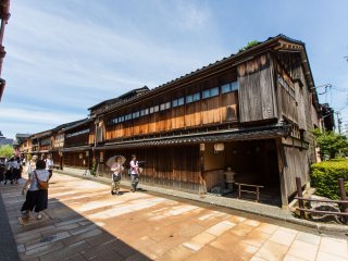 The traditional Japanese wooden architectures are very well preserved in the area.
