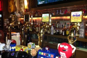 Sideways has four beers on tap, many more bottled varieties and a full selection of liqour for mixed drinks