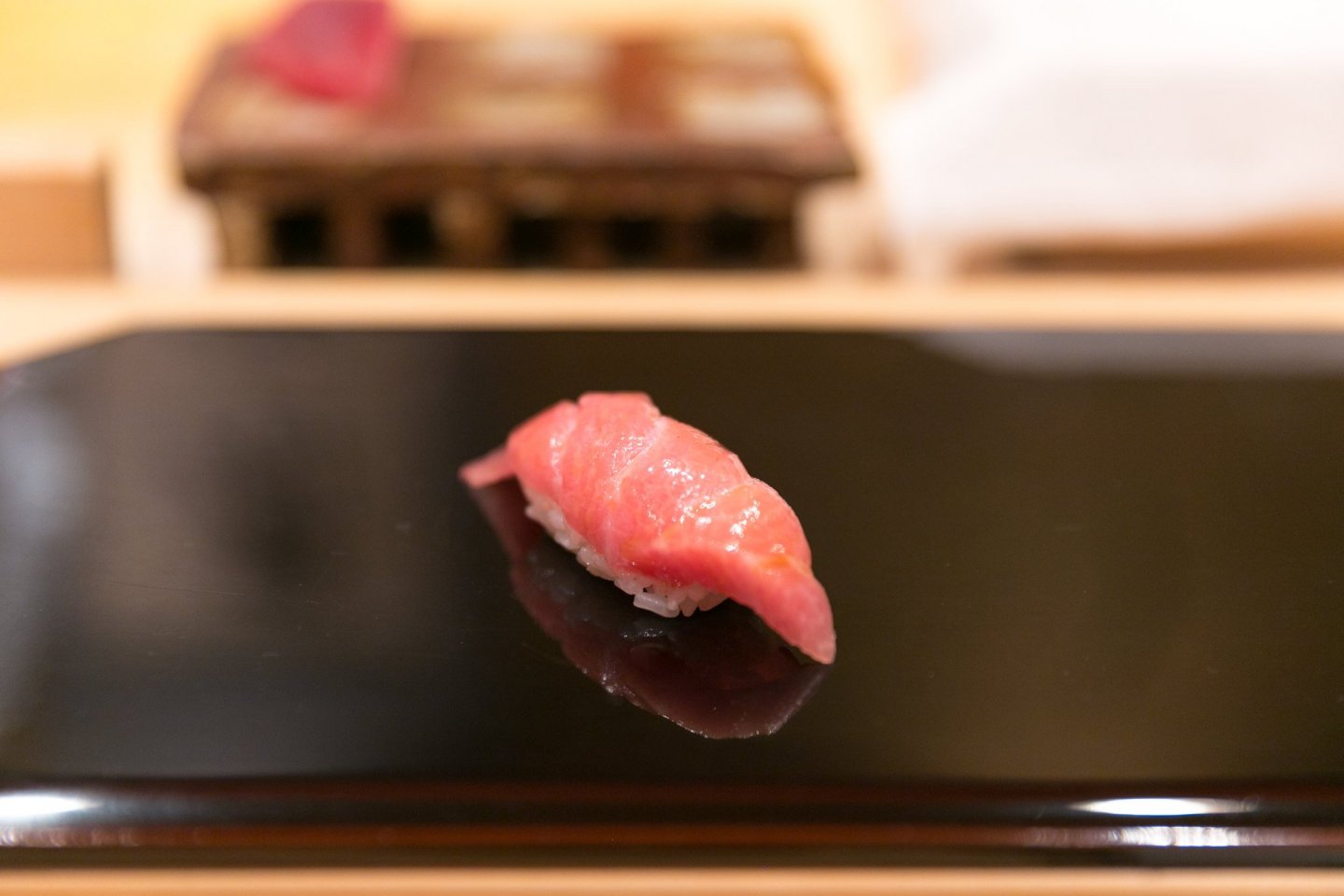 Otoro, one of sushi\'s most popular toppings.