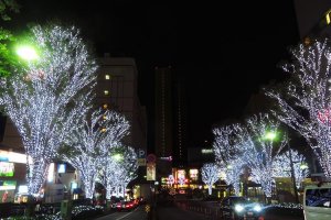 The illuminated roads of Oimachi