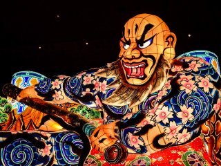 Nebuta Floats are created based on scenes from Kabuki, Japanese History, Japanese Mythology, Chinese Mythology or current news