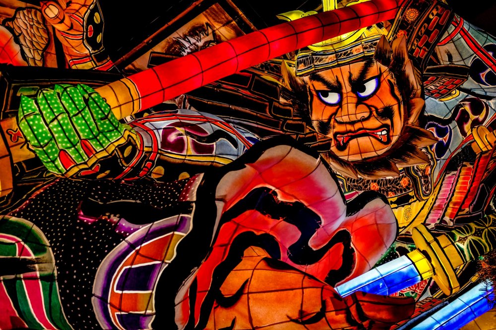 Five Nebuta Floats are exhibited in the main hall and are replaced with new ones each year