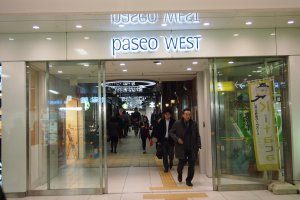 Another mall&nbsp;joined to the station, Paseo West. There are many food options at the basement!