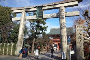 The stone torii