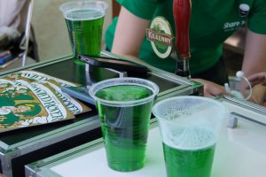 Green beer is a St. Patrick&#39;s Day tradition