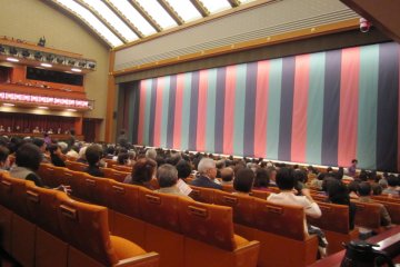 <p>The stage seen from East box seats on the 1st floor</p>