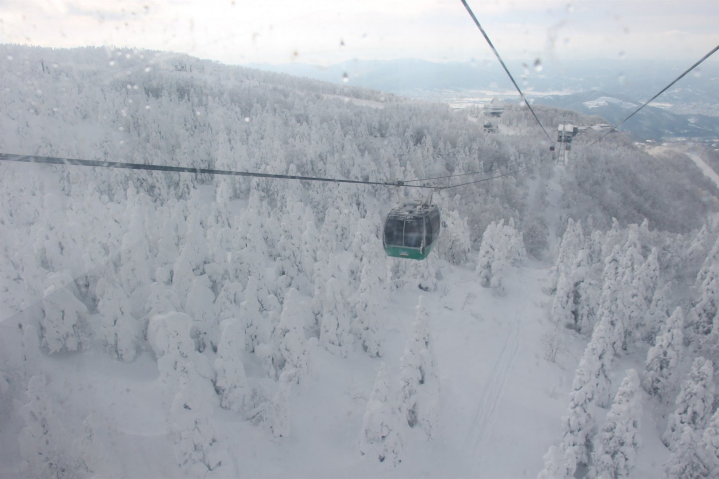 Ropeway to top of Mt.Zao