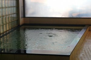 A soothing bath awaits you from the communal bath or sento on the top of Hotel Yoshida Maizuru