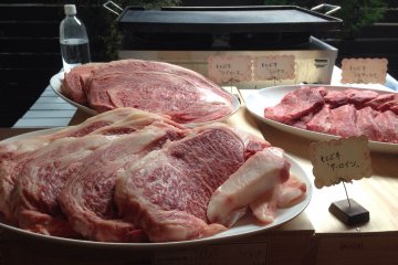 <p>Delicious stake at their Motobu Beef and Wine event</p>