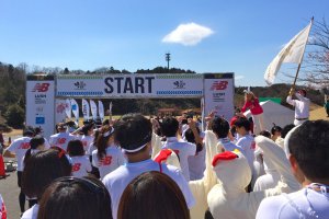 On your mark, get set, go! The Color Run 5K in Chiba prefecture.