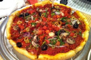 'The Devil Works' - Chicago-style pizza