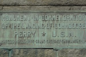 On this stone, details of Perry’s landing are inscribed both in Japanese and English.