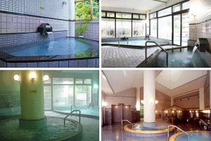 The various baths in Nibukawa Seserage Exchange Onsen