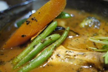 <p>Soup curry cooked from scratch with over 20 different spices, Goya&#39;s secret recipe. I have tried replicating this at home. No such luck.&nbsp;</p>