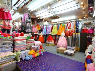 Boutique de vêtements traditionnels coréens