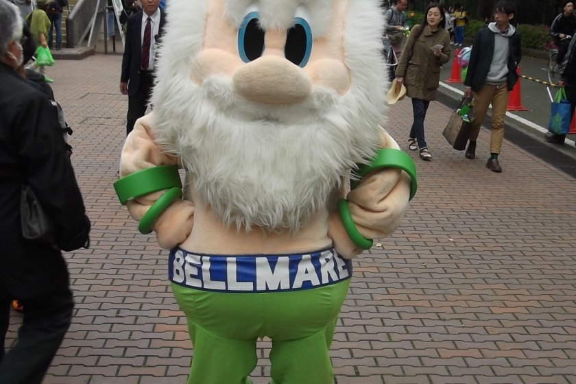 Arrive early and you might get to meet the club mascot outside the stadium