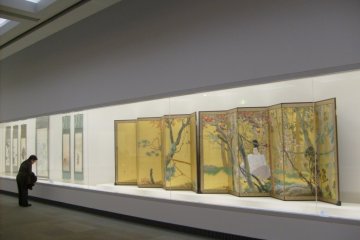 <p>Japanese screen paintings from the museum collection.</p>
