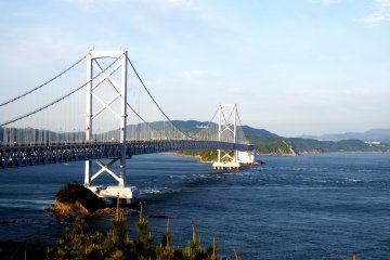 <p>Great Naruto Bridge, which connects Tokushima with Awaji Island</p>