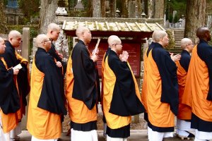 Koya-San's monks