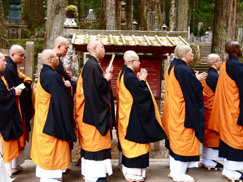 Koya-San's monks