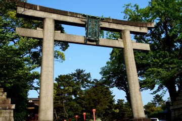 <p>Torii Gate of Toyokuni Shrine</p>