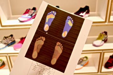 <p>Personalized print out after stepping onto the Foot Navi;&nbsp;a quick scan of your feet to determine temperature, pressure points, and dimensions for best shoe recommendation.</p>