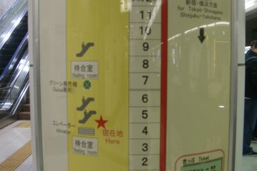 <p>ป้ายแสดงข้อมูลขบวนรถ Narita Express (N&#39;EX)</p>