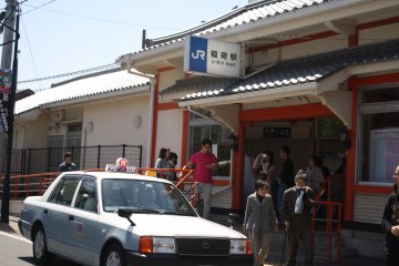 <p>ถึงแล้วสถานีรถไฟ Inari</p>
