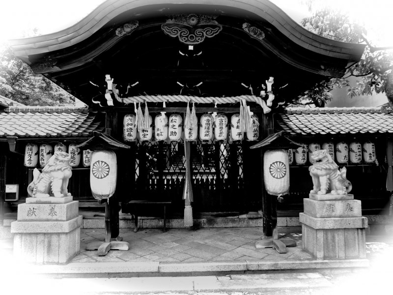 <p>Gosho Hachimangu Shrine, Kyoto</p>