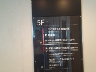 This is the direction board of the elevator. Let&#39;s take it to the second floor