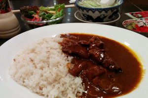Gyutan&nbsp;curry is magic. The texture of the meat softens while the spiciness of the curry mixes well with the juiciness of the meat