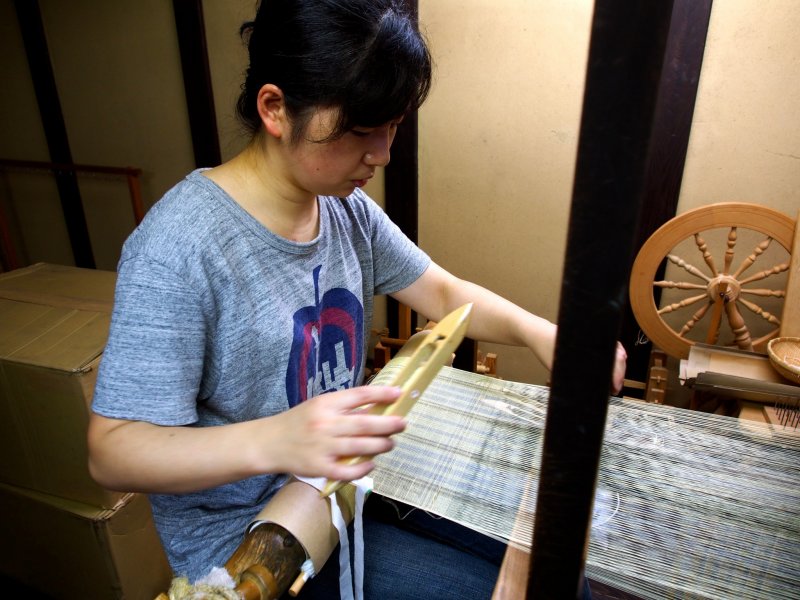 <p>Within the farmhouses, you can watch demonstrations of traditional activities such as weaving</p>