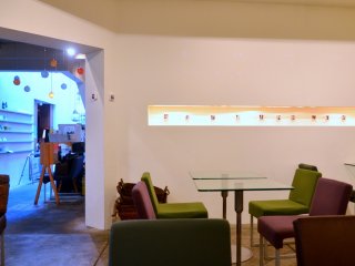 Interior of Prinz Cafe and Gallery