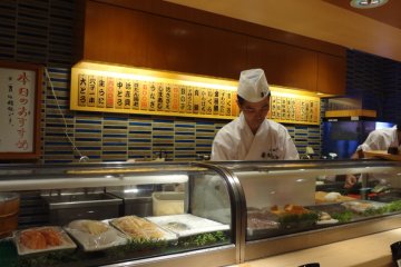 Numazu-Uogashi Sushi  is on the 5F of Landmark Plaza