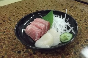 <p>Fresh sashimi for dinner</p>