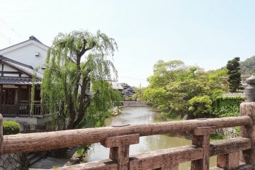 <p>Hachimanbori canal</p>