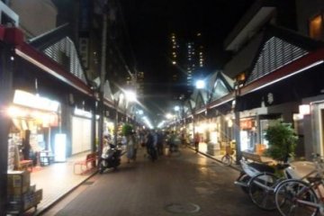 Monja street in Tsukishima