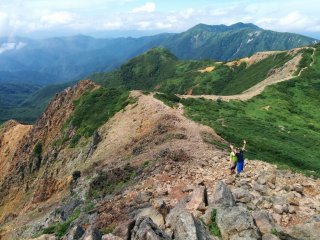 Tầm nhìn từ trên đỉnh Asahi